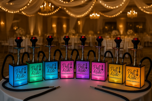8 LED Hookahs